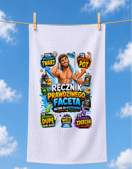 ręcznik prawdziwego faceta