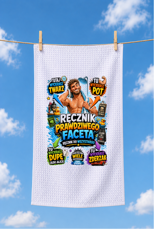 ręcznik prawdziwego faceta ręcznik prawdziwego faceta